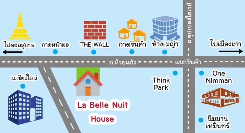 La Belle Nuit House Vandrerhjem Chiang Mai Eksteriør bilde